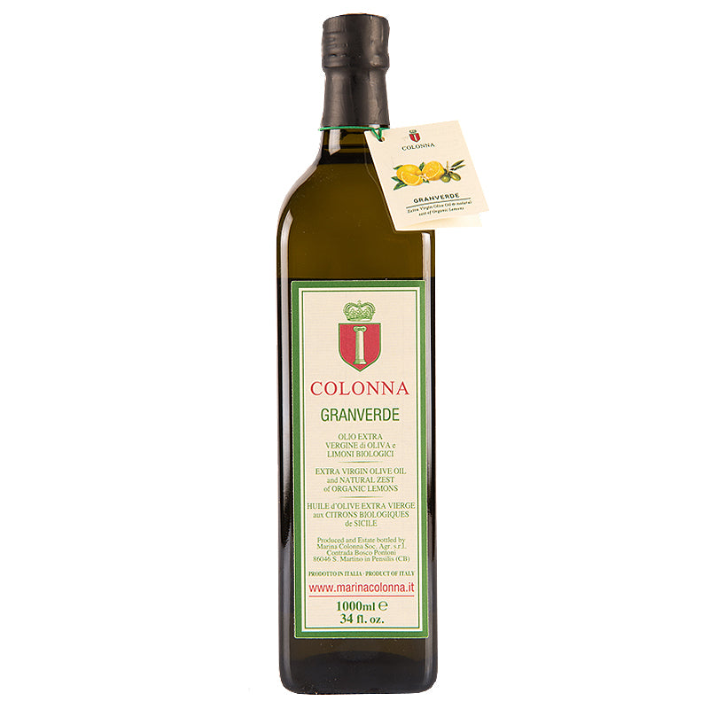 Colonna Lemon Infused Extra Virgin Olive Oil 1 Litre | Italian Olive Oil | Sabato, Auckland, New Zealand