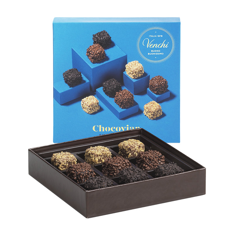 Venchi Chocoviar Gift Box 130g Open | Italian Chocolate & Confectionery | New Zealand Delivery | Sabato Auckland