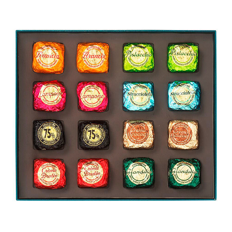 Venchi Chocoviar Selection Gift Box 316g Open | Buy Italian Chocolate in New Zealand | Sabato Auckland