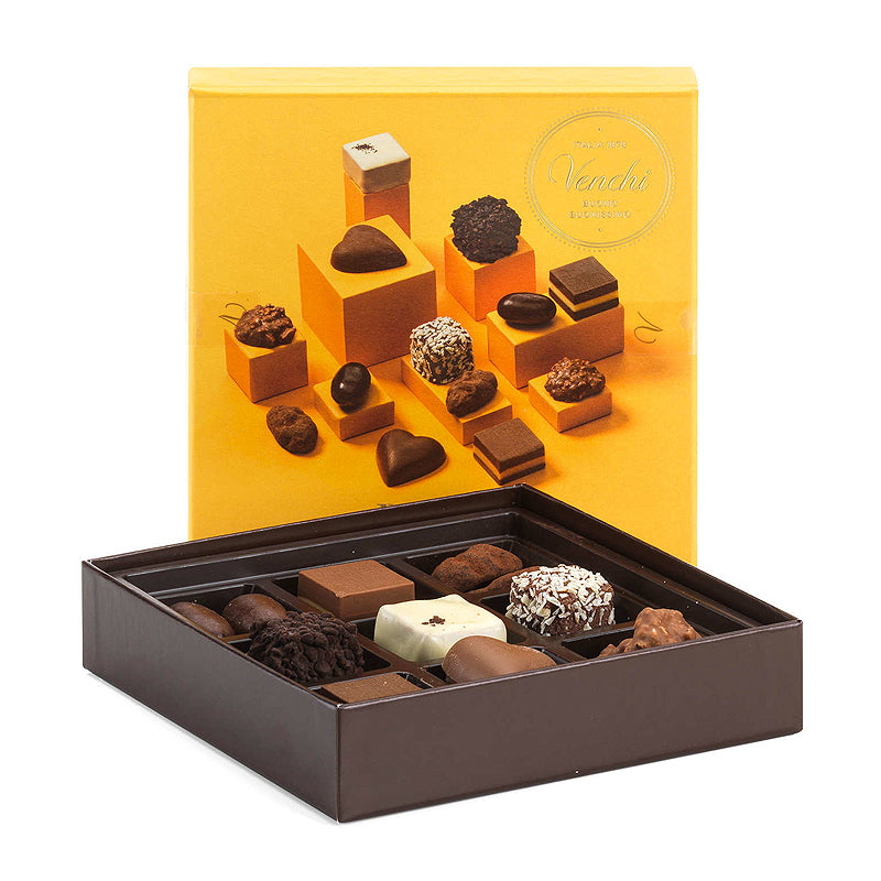 Venchi Pralines Gift Box 112g Open | Buy Italian Chocolate in New Zealand | Sabato Auckland