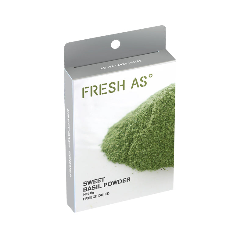 Fresh As Sweet Basil Powder 8g | Freeze Dried Basil Powder | New Zealand Delivery | Sabato Auckland