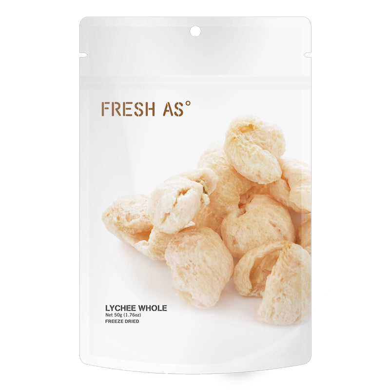 Fresh As Lychee Whole 50g | Freeze Dried Lychees | New Zealand Delivery | Sabato Auckland