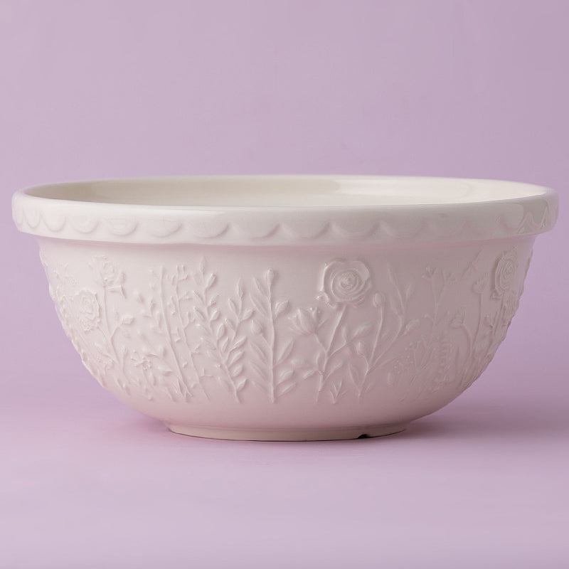Mason Cash 'In The Meadow' Mixing Bowl ~ Cream Rose 29cm | New Zealand Delivery | Sabato Auckland