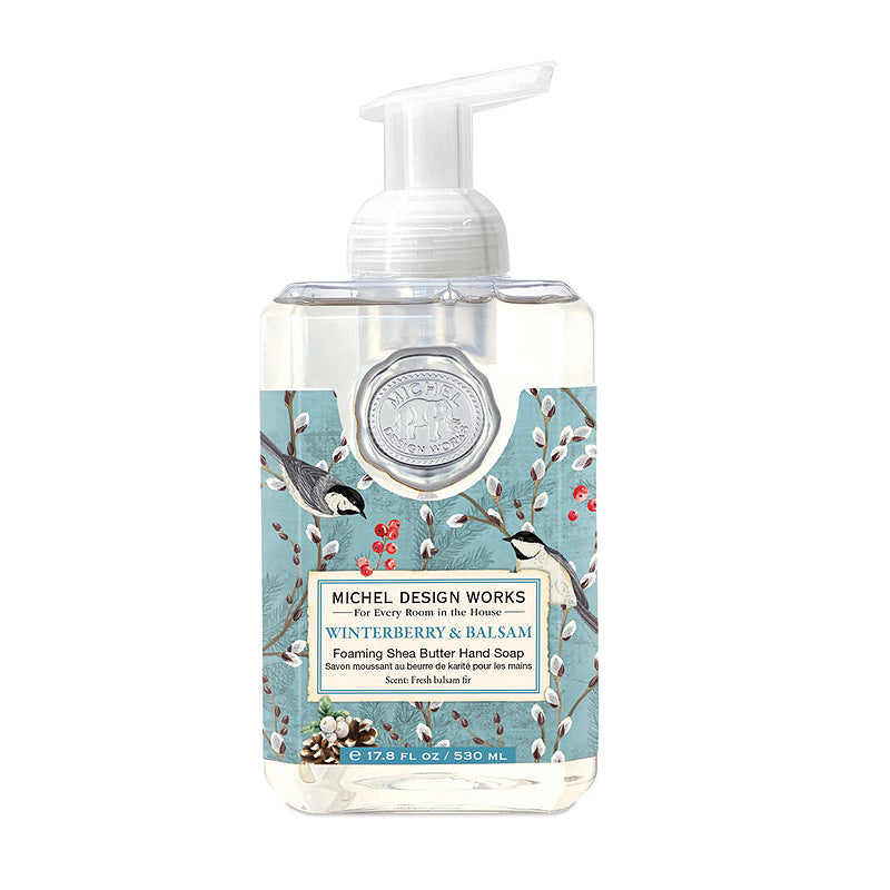 Michel Design Works Foaming Hand Soap ~ Winterberry & Balsam 530ml | New Zealand Delivery | Sabato Auckland