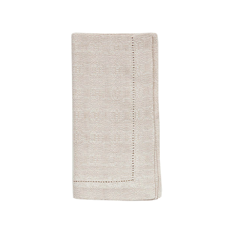 Mungo Cloverleaf Linen Napkin ~ Natural | New Zealand Delivery | Sabato Auckland