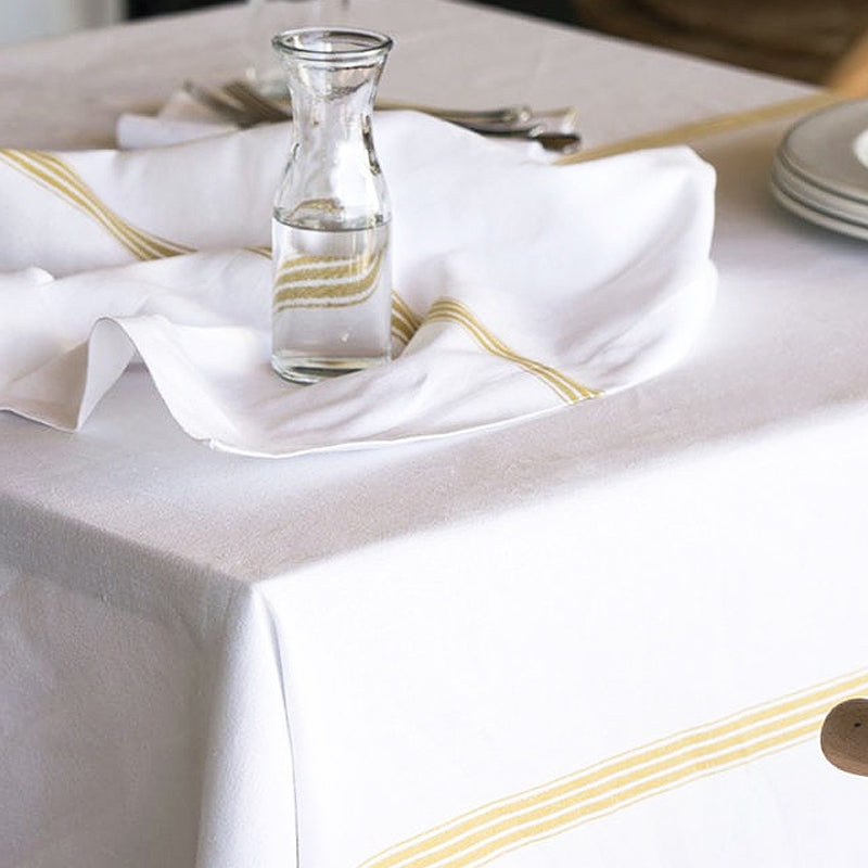 Mungo Provincial Stripe Napkin ~ Zest | New Zealand Delivery | Sabato Auckland