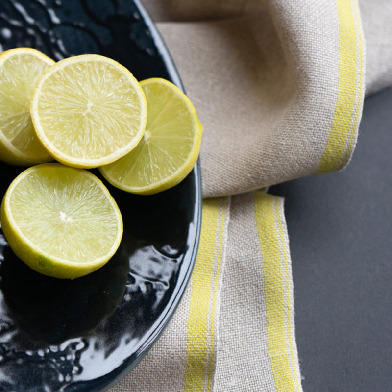 Mungo Selvedge Linen Napkin ~ Citronelle | New Zealand Delivery | Sabato Auckland