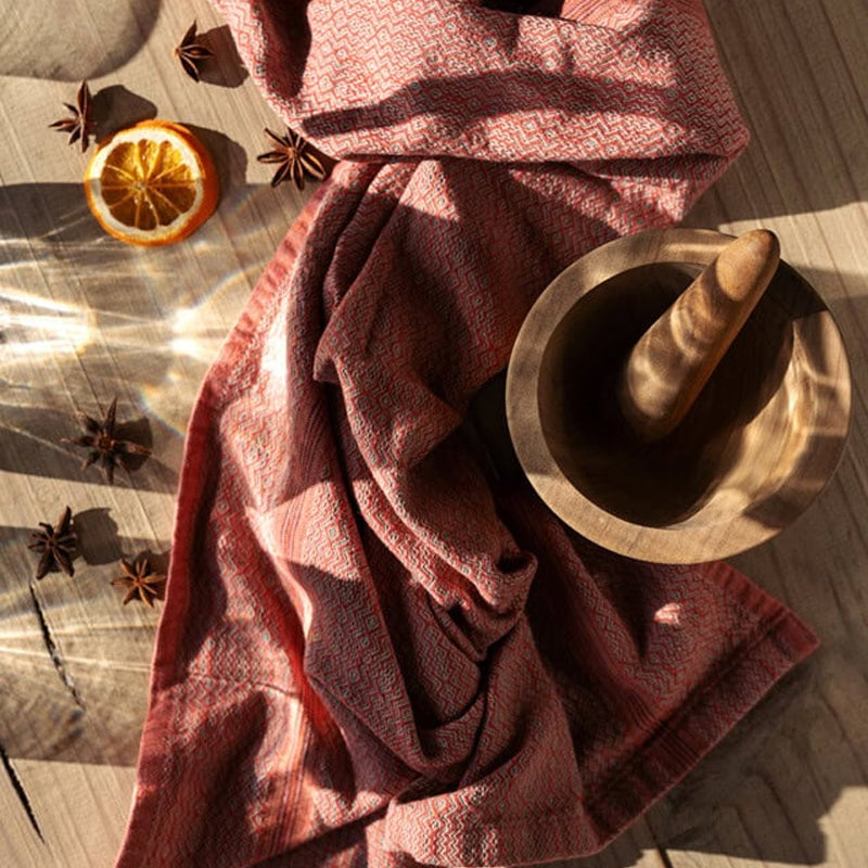 Mungo Boma Tea Towel ~ Ginger | New Zealand Delivery | Sabato Auckland