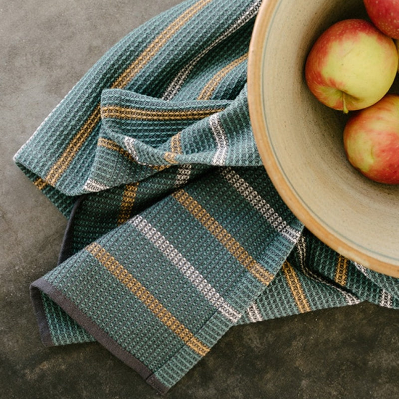Mungo Waffle Weave Tea Towel ~ Juniper | New Zealand Delivery | Sabato Auckland