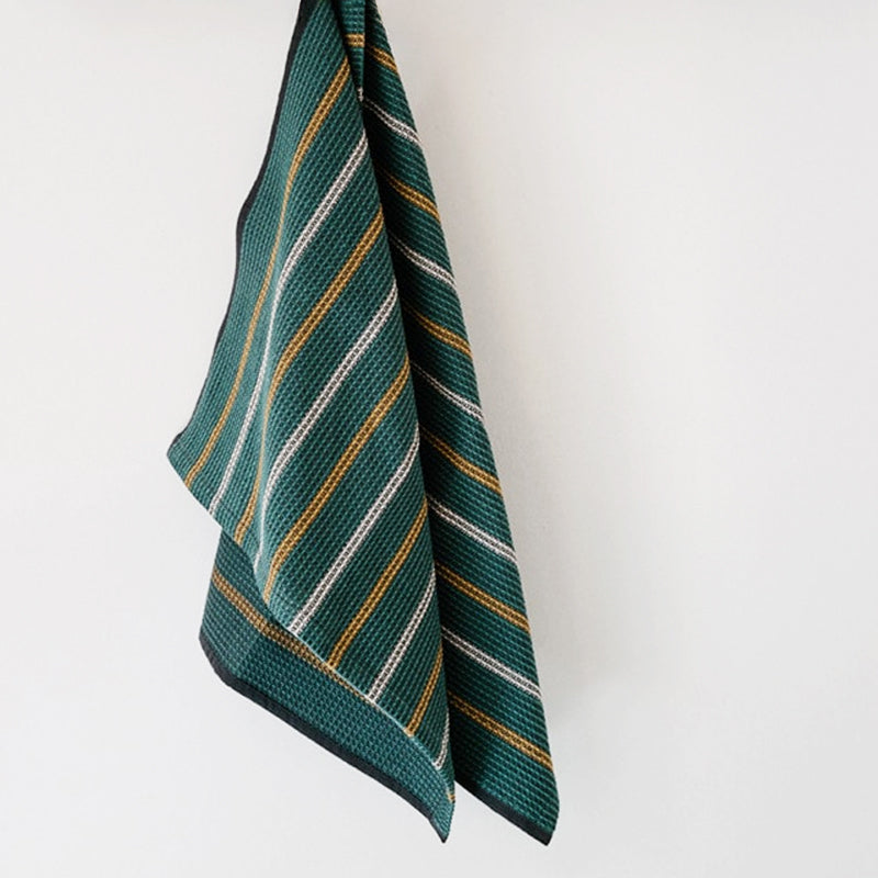 Mungo Waffle Weave Tea Towel ~ Juniper | New Zealand Delivery | Sabato Auckland