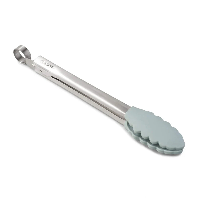 Zeal Silicone Tongs ~ Large - Duck Egg | New Zealand Delivery | Sabato Auckland