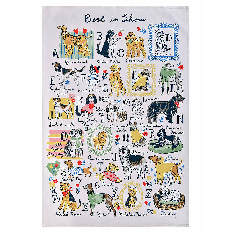 Ulster Weavers Tea Towel ~ Best in Show | Cotton Teatowels | Sabato Auckland