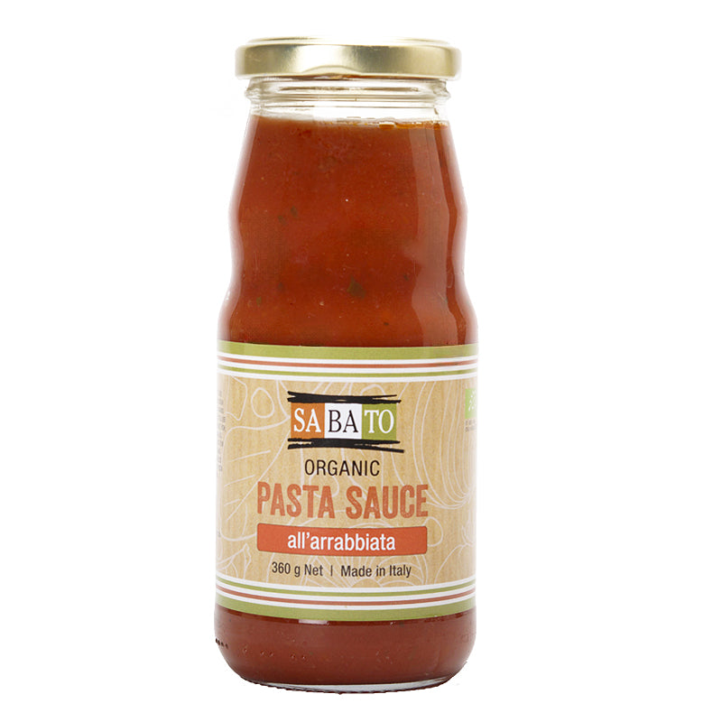Sabato Organic Pasta Sauce ~ All’arrabbiata 360g | Sabato Auckland