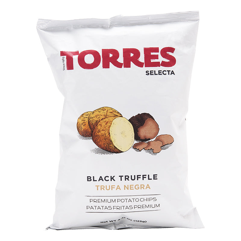 Torres Black Truffle Potato Chips 125g | Premium Spanish Potato Chips | Sabato New Zealand