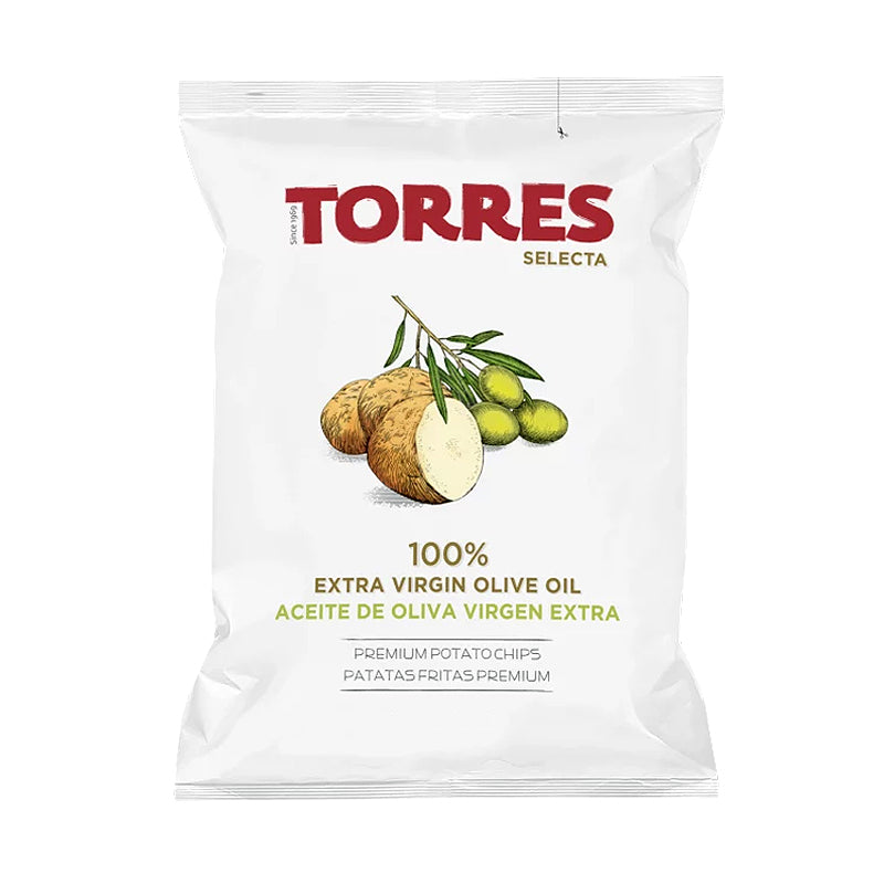Torres Extra Virgin Olive Oil Potato Chips 40g | Premium Spanish Potato Chips | Sabato New Zealand