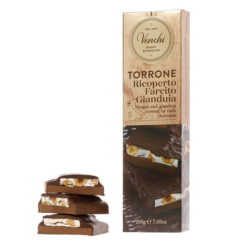Venchi Gianduja Nougat Bar 200g | Artisan Italian Chocolate & Confectionery | New Zealand Delivery | Sabato Auckland