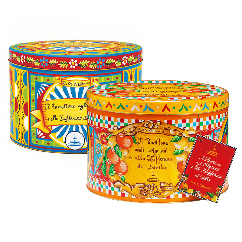 Fiasconaro Dolce & Gabbana Citrus Panettone 1kg | Artisan Italian Panettone | New Zealand Delivery | Sabato Auckland