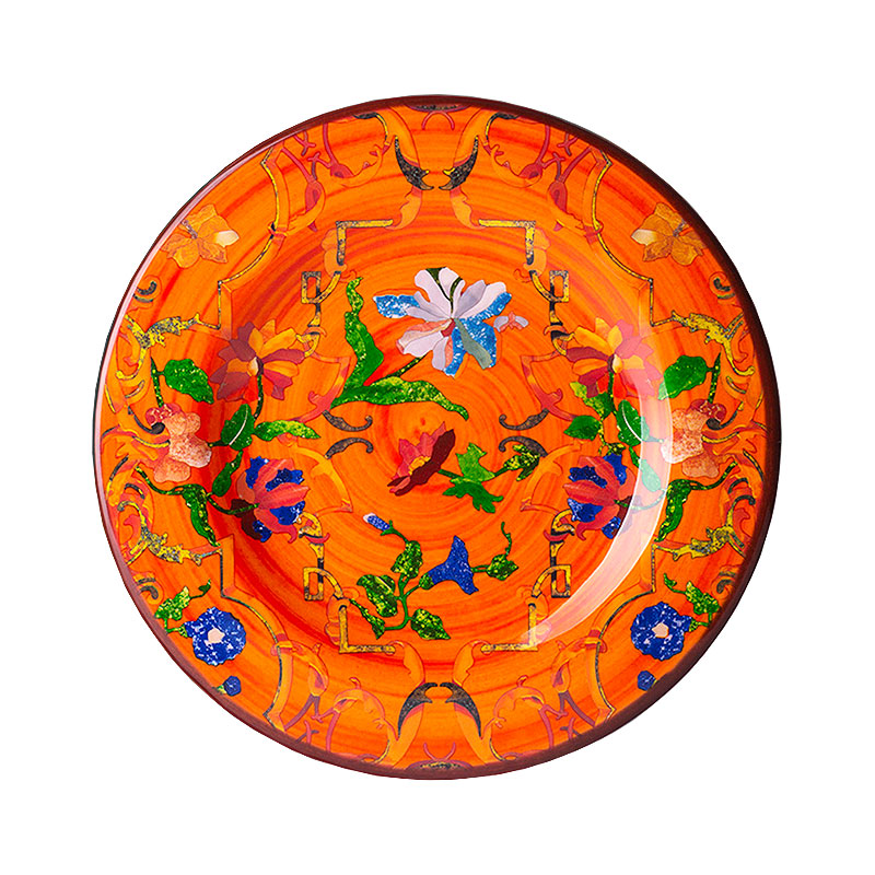 Marioluca Giusti Pancale Luncheon Plate Orange | Shop Online | New Zealand Delivery | Sabato Auckland