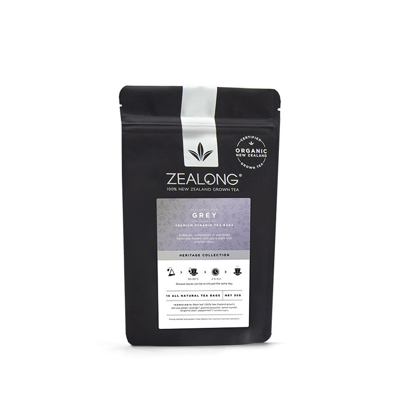Zealong Organic Tea Bags ~ Grey Tea
