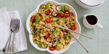 Farmhouse Bean, Tuna and Summer Vegetable Salad