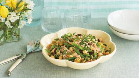 Farro, Chickpea and Tuna Salad