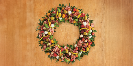 Antipasto wreath