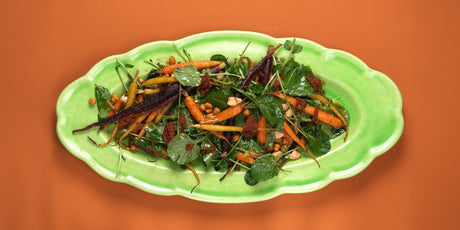 Roasted Carrot & Chickpea Salad