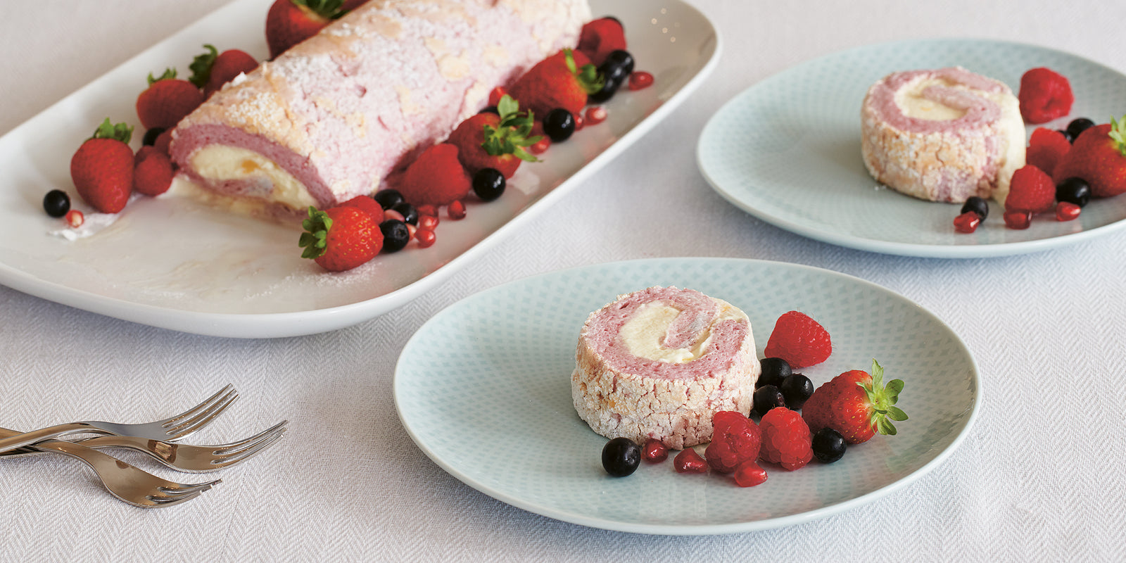 Sabato Recipe for Raspberry and Passionfruit Pavlova Roulade Recipe