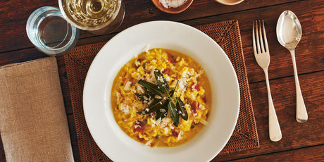 Sabato Recipe for Saffron, Coppa and Caper Risotto