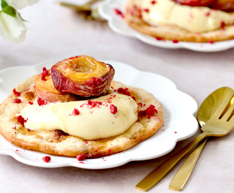 Ines Rosales Tortas with Peaches and Ivoire Crémeux