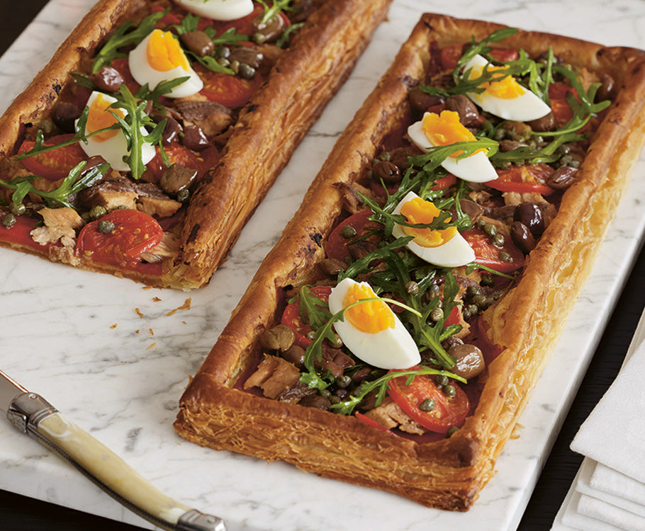 Niçoise Galettes with Ortiz anchovies