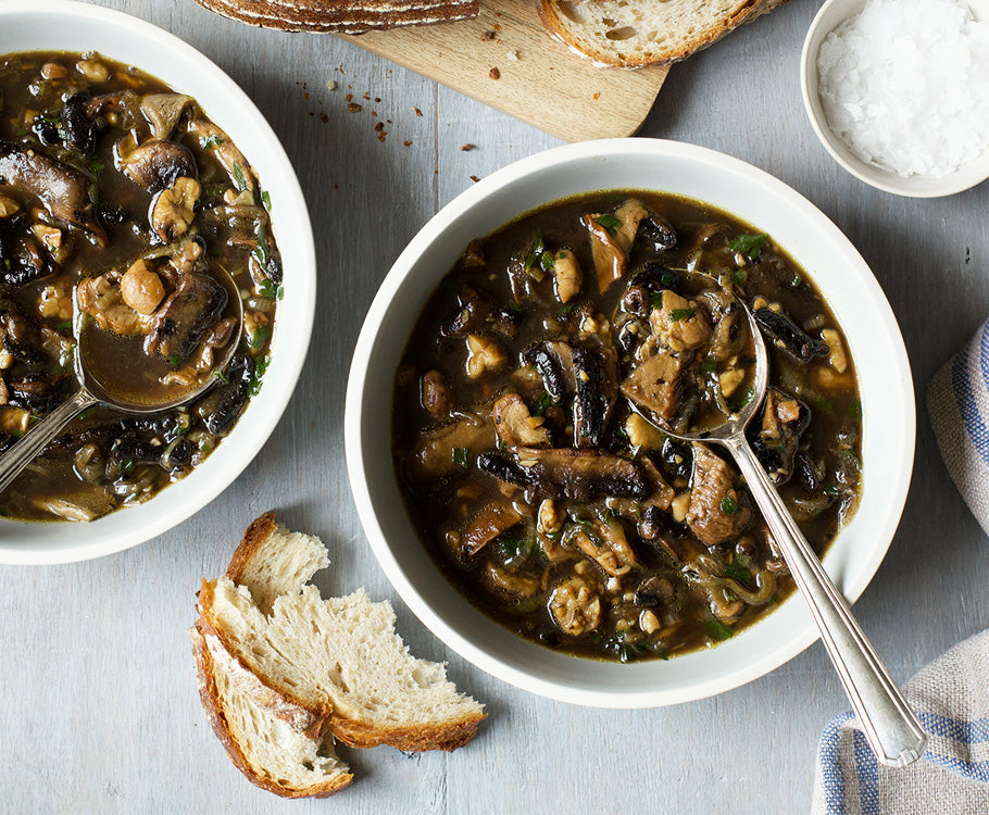 Porcini & Chestnut Soup