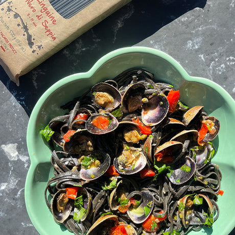 Squid Ink Linguine Vongole