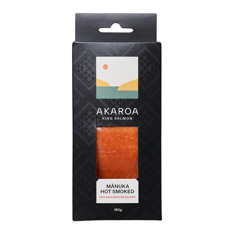 Akaroa Mānuka Hot Smoked Salmon 180g Portion | Sabato Auckland, New Zealand