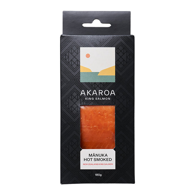 Akaroa Mānuka Hot Smoked Salmon 180g Portion | Sabato Auckland, New Zealand