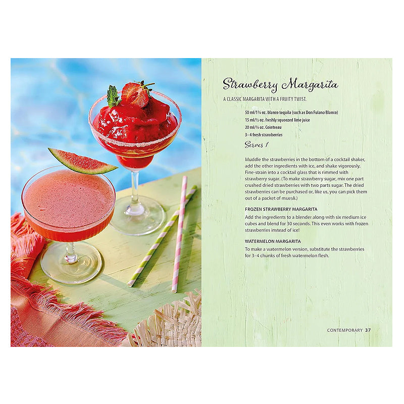 Margaritas book open Strawberry Margarita by David T Smith & Keli Rivers | Sabato New Zealand