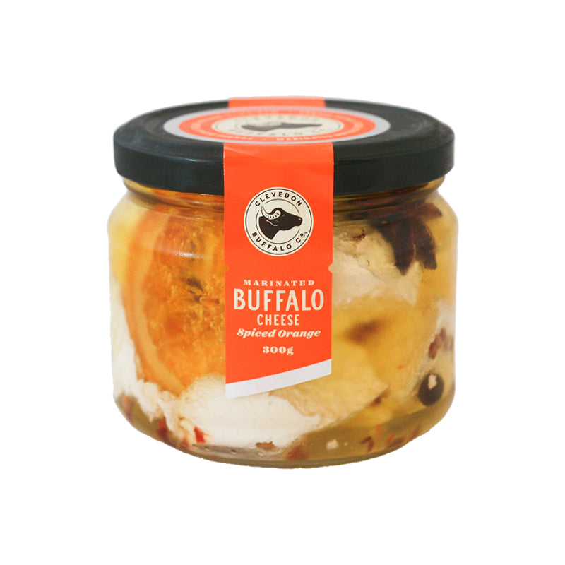 Clevedon Buffalo Co. Spiced Orange Marinated Buffalo Cheese