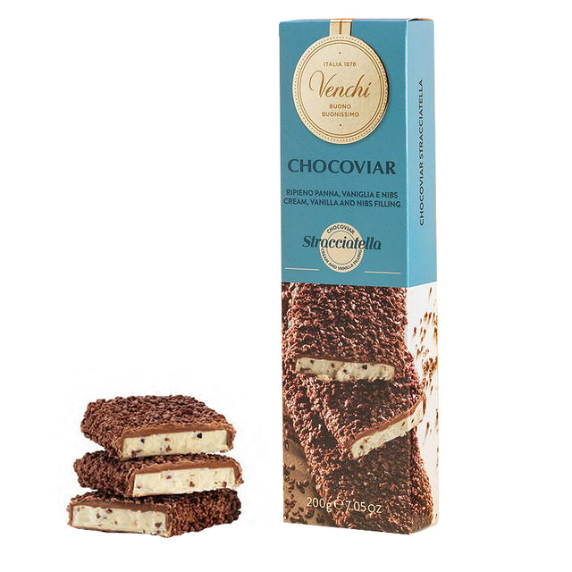 Venchi Chocoviar Stracciatella Bar 200g | Buy Italian Chocolate in New Zealand | Sabato Auckland