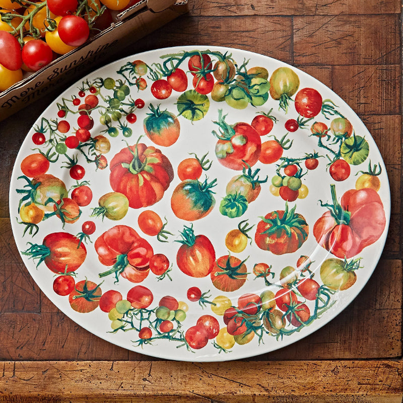 Emma Bridgewater Medium Oval Platter ~ Tomato | British Ceramics | Sabato, Auckland, New Zealand