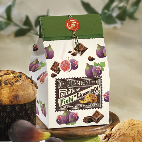 Flamigni Fig & Chocolate Panettone 500g | Italian Christmas Cakes | New Zealand Delivery | Sabato Auckland