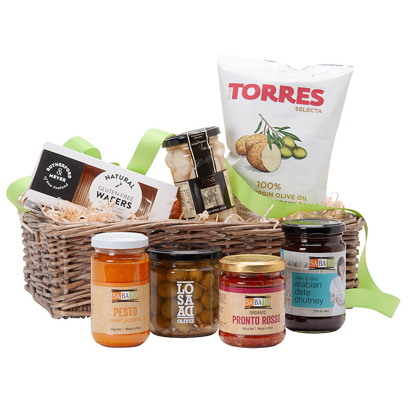 Antipasto Assortment Gift Basket | New Zealand Delivery | Sabato Auckland