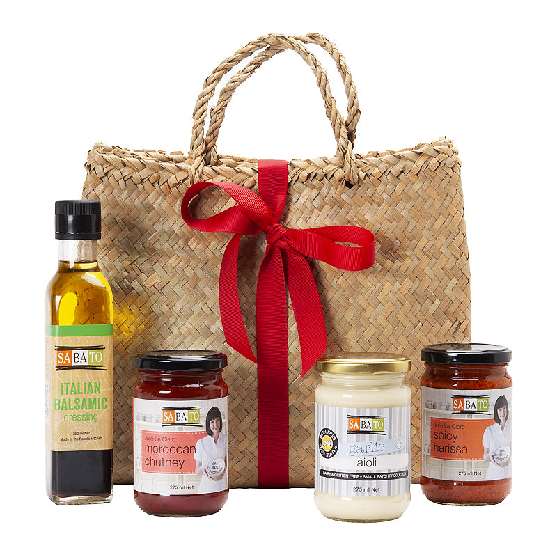 With Our Condiments | New Zealand Made Condiment Gift Basket | Sabato, Auckland