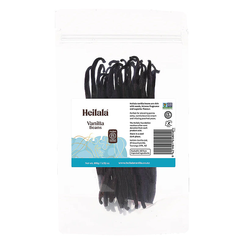 Heilala Vanilla Beans 100g | New Zealand Delivery | Sabato Auckland