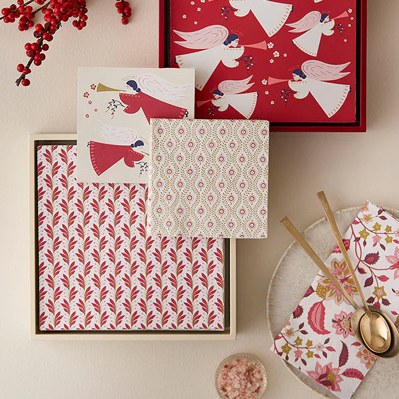 Bungalow Denmark Napkins ~ Red Shades | New Zealand Delivery | Sabato Auckland