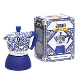 Bialetti Dolce&Gabbana Moka Induction ~ Blu Mediterraneo with box | New Zealand Delivery | Sabato Auckland