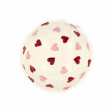 Emma Bridgewater French Bowl ~ Pink Hearts top view | English Pottery for New Zealand Delivery | Sabato Auckland