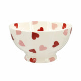 Emma Bridgewater French Bowl ~ Pink Hearts | English Pottery for New Zealand Delivery | Sabato Auckland