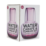 Water Carafe & Tumbler Set Plum | Sabato New Zealand