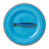 Marioluca Giusti Aimone Dinner Plate Turquoise | Shop Online | New Zealand Delivery | Sabato Auckland