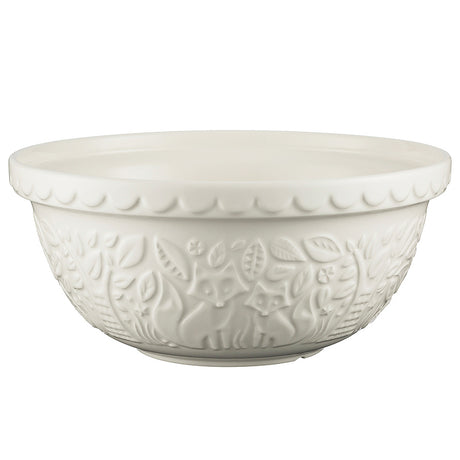 Mason Cash 'In The Forest' Mixing Bowl ~ Cream Fox 29cm | New Zealand Delivery | Sabato Auckland